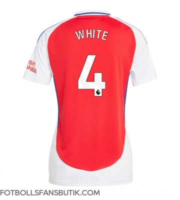 Arsenal Ben White #4 Replika Hemmatröja Damer 2024-25 Kortärmad